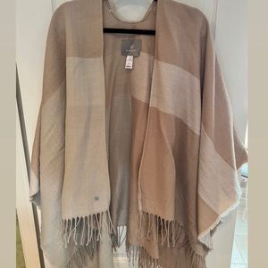 Warm and cozy poncho